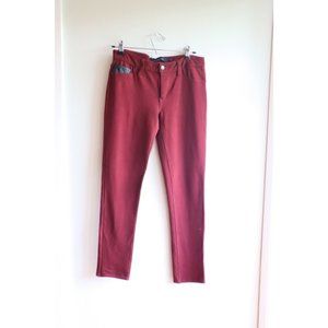 Calvin Klein Jeans Red Leggings Size 6